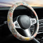 White Rabbit Mushroom Steering Wheel Cover Auto Jacquard Steering Wheel Protector, Anti-Slip, Breathable, Absorbing Sweat, Universal Mushroom Car Accessories 14.5–15 inch,Fit for Most Car, Trucks, SUV - style: White Rabbit Mushroom JQ