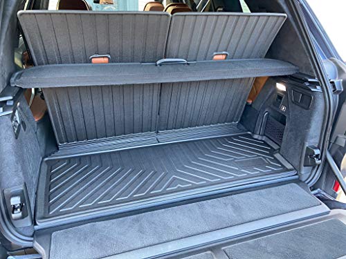 Premium Cargo Liner for BMW X7 2019-100% Protection - Custom Fit Car Trunk Mat - Easy-to-Wash & All-Season Black Cargo Mat - 3D Shaped Laser Measured Trunk Liners for BMW X7 2019-2025