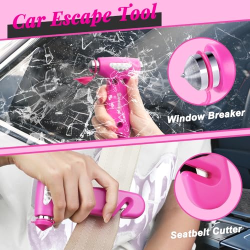 SINSEN Car Safety Hammer, Automotive Window Breaker and Seatbelt Cutter for Women, Roadside Emergency Kit, 3 in 1 Escape Tools, Road Trip Essential and Must Haves (1, Blue) - color: Blue, size: 1
