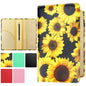 Car Registration and Insurance Card Holder, Leather License Document Floral Glove Box Compartment Organizer, Car Wallet Case for Essential Info, License Cards, ID Card - color: flower