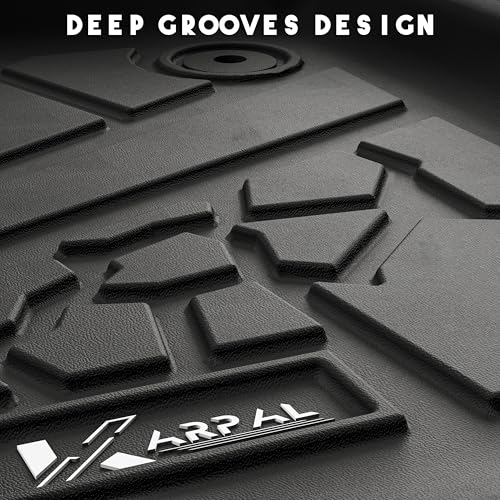 KARPAL Floor Mats for 2015-2020 Chevy Suburban & GMC Yukon XL (Not for Yukon) with 2nd Row Bucket Seats (7seats), All-Weather TPE Custom Fit Floor Liners Car Accessories - style: 2015-2020 | For Chevy Suburban | Combo Set