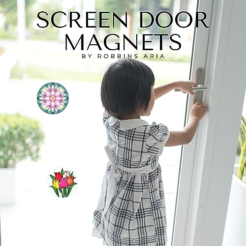 Screen Door Magnets Double Sided – Keep People, Kids, and Dogs from Running into The Screen Door - Robbins Aria Star Fish - color: Star Fish by the Sea