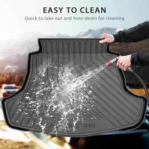 Powerty Trunk Mat for 2018-2025 Toyota Camry & 2019-2022 Toyota Avalon Accessories, All Weather TPE Cargo Liner Replacement for 18-25 Camry Hybrid/L/LE/SE/TRD/XLE/XSE &19-22 Avalon - size: Cargo Mat｜For｜18-25｜Toyota Camry