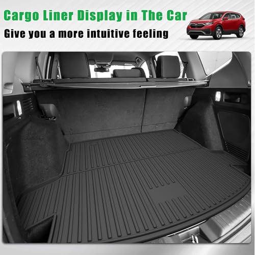All Weather Cargo Liner Fit for 2020-2022 Honda CR-V (Only for Hybrid) - Custom Fit TPE Rubber Trunk Mat Accessories for Honda CRV Hybrid 2020-2022 - size: 2020-2022 CRV Cargo Liner (Only for Hybrid)