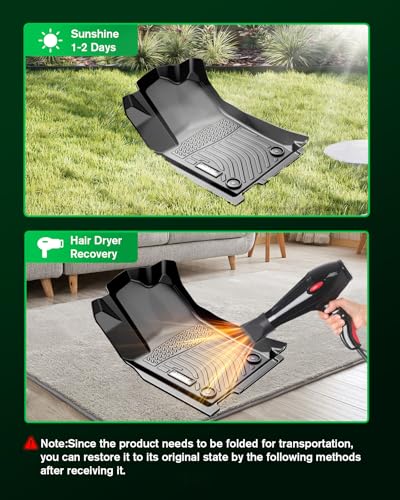 VIWIK Floor Mats for 2019-2025 Toyota RAV4 (Not Hybrid) Fit All-Weather Custom, Car Mats with Anti-Skid Design, 1st & 2nd Row Full Set - style: Fit for Toyota RAV4 2019-2025(Not Hybrid)