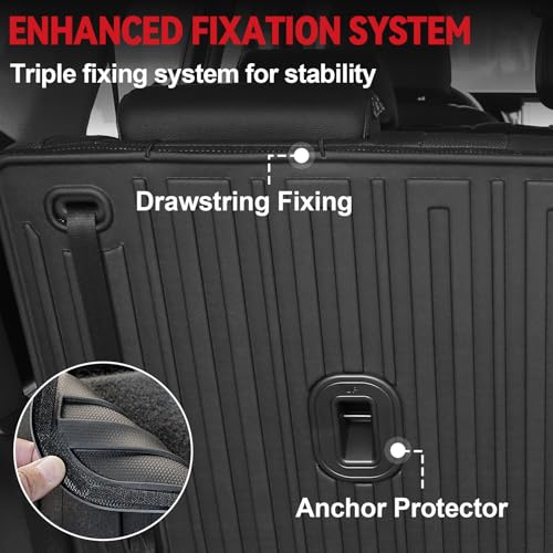 GALVAGNIATE Floor Mats for Hyundai Palisade 2020-2025, All Weather Floor Mats Trunk Cargo Liner with Backrest Protectors Accessories, Full Coverage Set (Fit 7/8 Seats) - size: For Hyundai Palisade | 2020-2025