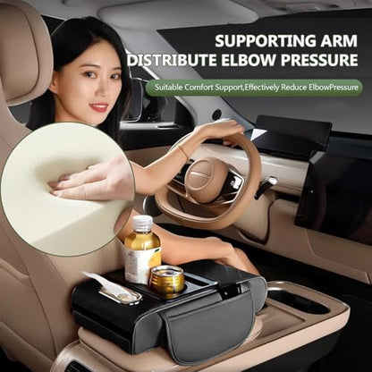 Multifunctional Car Armrest Cushion,5-in-1 Car Center Console Cover,Arm Rest Cover for Car,Car Armrest Storage Box, Car Accessories Center Console Organizers for Most Cars (Style A) - style: Style A