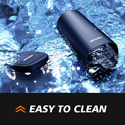 HOTOR Car Trash Can, Car Trash Cup with 30 Additional Trash Bags for Exclusive Using, Multipurpose Trash Can for Car, Office & Home to Meet Various Needs - 2 Packs, Black