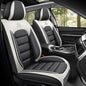Car Seat Covers for Kia K5 2021-2026, Premium Nappa Leather, Waterproof, Anti-Slip, Full Coverage, Airbag Compatible, Breathable, All-Weather, Easy Install (2 Seats, Gray&White) - color: 2 Seats - Gray&White, size: Kia K5 2021-2026