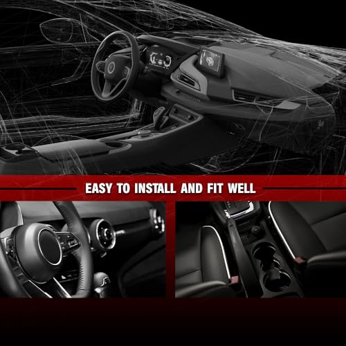 ANDPLAY Dash Cover Dashboard Cover Compatible with Porsche 944 1983-1985, Fit Porsche 924 1977 1978 1979 1980 1981 1982 1983 1984 1985 1986 1987 1988 Black
