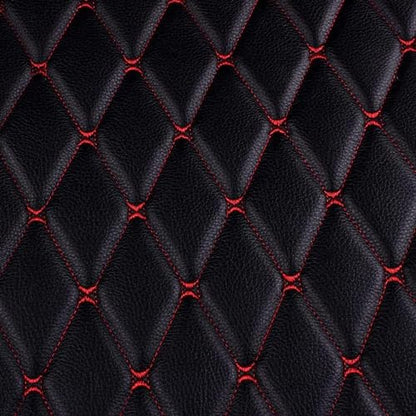 Quilted Foam Vinyl Fabric Classic Pattern with 0.23" Sponge Backing, 59" W × 39" L Faux Leather Fabric for Car Headliner, Furniture Upholstery, Headboards,Diamond 2" x 3" (Diamond) - color: Diamond