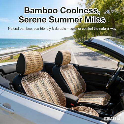 Autopeck Cooling Car Seat Covers Protector Cushion Standard Size Full Air Flow Ventilated Cover Pad Mat Breathable for Car Seat Driver Auto Chair Pads(Auotick is an Upgraded Version)
