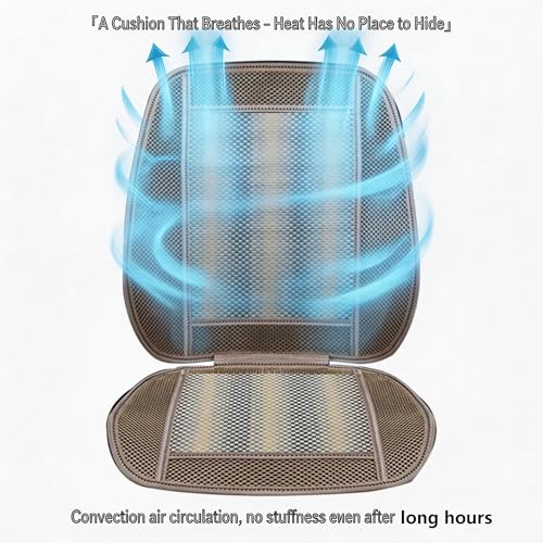 Autopeck Cooling Car Seat Covers Protector Cushion Standard Size Full Air Flow Ventilated Cover Pad Mat Breathable for Car Seat Driver Auto Chair Pads(Auotick is an Upgraded Version)