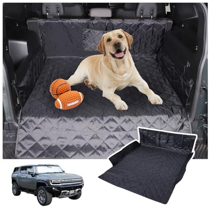 Cargo Mat Liner for Hummer EV Accessories All Weather Rear Trunk Floor Mat Protection for 2024 2025 2026 Hummer EV SUV Cargo Liner for Dogs Heavy Duty 3D Nonslip Waterproof (SUV/A)