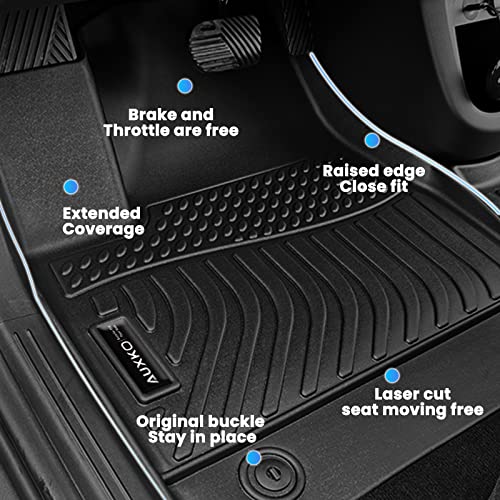 Auxko All Weather Floor Mat & Cargo Mat Fit for 2026 2025 2024 2023 2022 Hyundai Tucson PHEV TPE Liner Tucson Accessory Set All Season Odorless Anti-Slip Floor Trunk Liner - size: tucson phev|2022-2026|floor+cargo mats