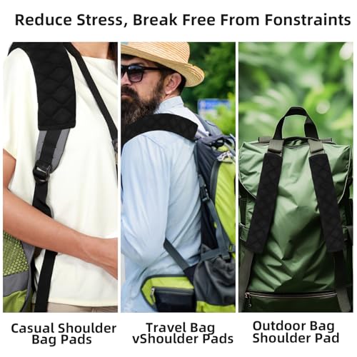 2Pcs Car Seat Belt Padding10.6In (27cm) Car Seat Belt Shoulder Strap Cover Car Accessories Interior,Soft Shoulder Strap Covers Seat Belt Protector Make Neck and Shoulders More Comfortable(Black)