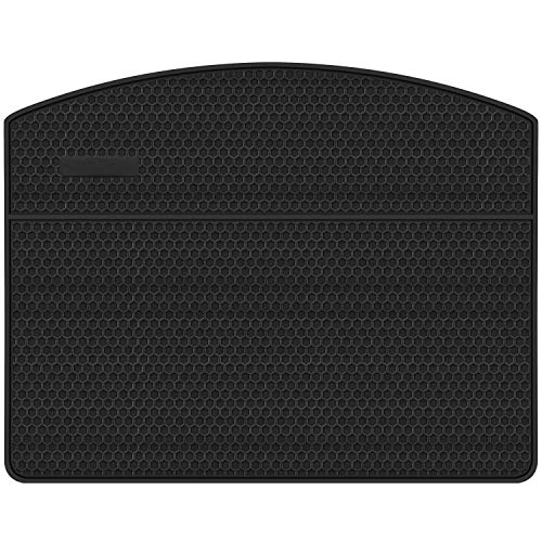 Trunk Cargo Liner Mat for Ford Escape 2013 2014 2015 2016 2017 2018 2019/2015-2019 Lincoln MKC Custom Fit Odorless Washable Rubber Heavy Duty All Weather Black