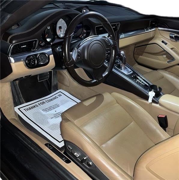 AutoMat Heavy Duty Premium Reinforced Plastic Coated Disposable Paper Automotive Floor Mat (Case of 100)