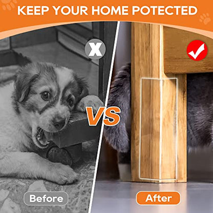 Door Protector from Dog Scratching, Window Sill Protector, Clear Sided Shield Protection Barrier Anti Cat, Dog Scratching, Slobbering, and Clawing Furniture, Glass, Car Door, Couch 4in x 16.4ft - size: 16.4ftX4in