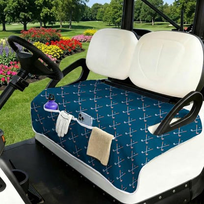 Golf Cart Seat Covers Golf Cart Seat Towel Blanket Group - color: Blue Golf with Pocket