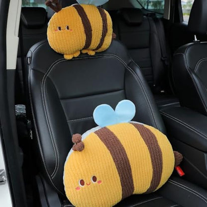 Bee-Shaped Car Headrest Neck Pillow - Drive in Style and Support-Bee Neck Pillow -1 PCS - color: Bee Neck Pillow -1 Pcs