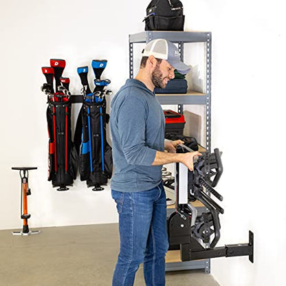 StoreYourBoard Hitch Wall Mount, Bike and Cargo Rack Hanging Garage Organizer, Trailer Hitch Receiver Storage, Holds Max 175 lbs (1.25 inch) - style: 1.25 inch