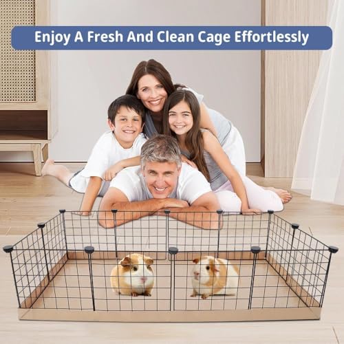Disposable Guinea Pig Cage Liners, 48" x24 Large Liner Bag for Guinea Pig Cage Bottom, Water-Resistant Kraft Paper (8Pack) - size: (24" x 48") 8Pack-B