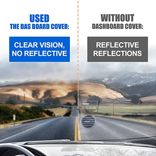 X AUTOHAUX Dashboard Covers for Toyota 4Runner 2003-2009 Dash Cover Mat Non-Slip Pad Protector Carpet