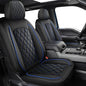 MIROZO Dodge Ram Seat Covers Full Set –Waterproof Truck Seat Covers Leather Car Seat Protector Fits 2009-2026 Ram 1500/2500/3500 Crew Quad Regular Cab Pickup with Split Flat Bench 40/60,Black and Blue - color: Black and Blue, size: Full Set（Flat Back)
