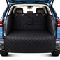 SUV Cargo Liner for Dogs – Waterproof with Bumper Flap, Non-Slip Large Trunk Mat, Scratchproof & Easy Clean, Universal Fit for SUVs Sedans Vans, Black