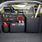 PU Leather Hanging Trunk Organizer - Sturdy Non-Sagging Car Trunk Organizer for SUV Sedan Truck - Waterproof Easy Clean Backseat Organizers Hanging Storage