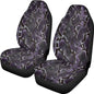 Purple Snakeskin Print Car Seat Covers Thin Set of 2 Automobile Front Seat Covers Vehicle Accessories Cushion for SUV Trucks Chairs Vans Auto - color: Purple Snakeskin