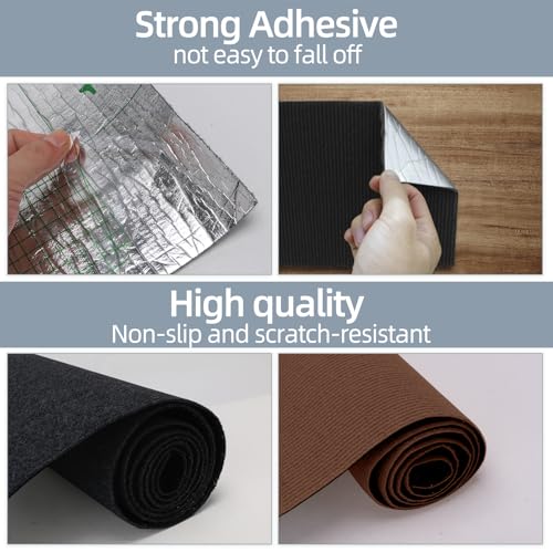Cat Scratch Mat 120"x15.8", Cat Scratch Pad, Cat Couch Protector (Black) - color: Black
