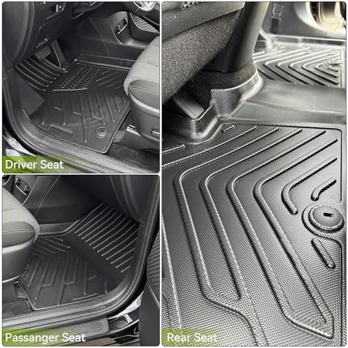 Floor Mats & Cargo Liner Fit for Hyundai Palisade 2025 2024-2020 7 Seats, All Weather TPE Custom Palisade Floor Liners, Automotive 1st & 2nd & 3rd Row Mats and Trunk Mat Car Mats Set Accessories - style: 20-25 Hyundai Palisade Full Mats Set