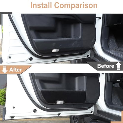 Car Door Anti Kick Pad Compatible with Toyota Land Cruiser 250 Prado LC250 J250 /Lexus GX 2024 2025,Car Door Anti-Dirty Mat Dust Resistant Protector Cover Car Accessories