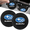 Car Cup Holder Coaster for Subaru Series Cupholder Coaster Interior Accessories 2.75in 2Pack - color: Black-11