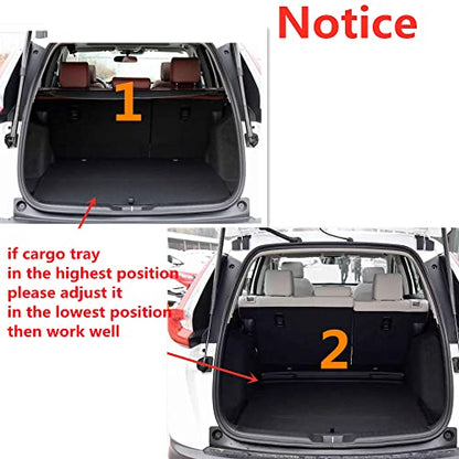 CRV Cargo Liner - Compatible with 2017-2022 Honda CR-V Lower Deck,Not for Subwoofer/Touring/Hybrid Models,All-Weather 3D Waterproof Rear Trunk Tray Floor Mat Custom Fit TPO Accessories - size: 3）For Honda CRV（2017-2022 ）Trunk Mats
