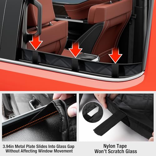 Dog Car Door Protector – 20% Larger Design for Trucks & Large SUVs, Thickened Waterproof Door Panel Covers, Protects Doors from Dog Scratching - size: Standard [Fit for Large SUV and Trucks]