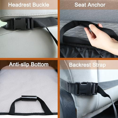 Front Seat Cover for Dogs 2PK Car Seat Covers Front Seats Pet Car Seat Cover Bucket Car Seat Cover for Dogs Front Car Seat Covers Front Seat Pet Cover - size: 19x43x5” (Pack of 2)