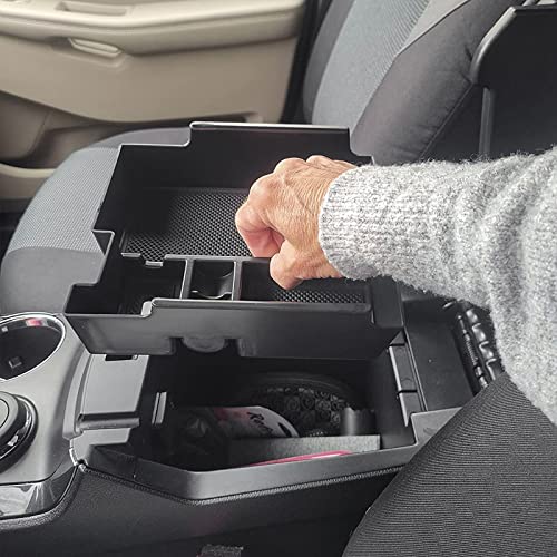 Center Console Organizer Tray Compatible with Ford Explorer 2012 2013 2014 2015 2016 2017 2018 2019 Accessories Armrest Glove Box Secondary Storage Divider Insert ABS Materials