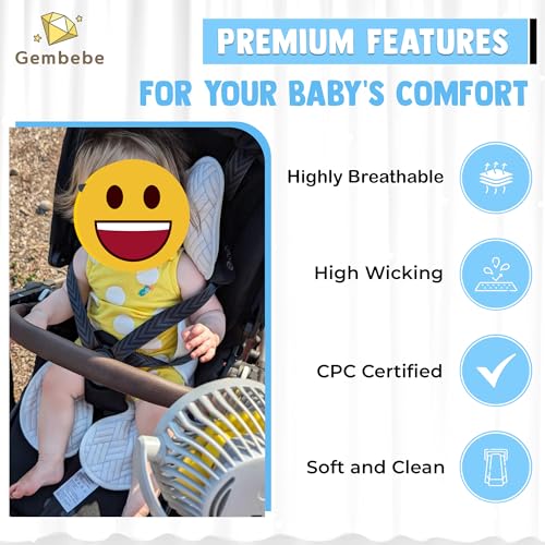Baby Stroller Cooling pad car seat Cooling pad Universal Ice Cushion for car seat & Baby Stroller Liner | Baby Cooling Item in hot Summer Qmax 0.35