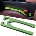 Briwill Green Bling Car Seat Gap Filler, Set of 2 Handmade Crystal Rhinestone Diamond Green Car Gap Filler Fit for Car Truck SUV Lime Green Bling Car Accessories(Grass Green) - color: F-Grassgreen