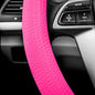 FH Group Universal Fit Silicone Snake Pattern with Massaging Grip Steering Wheel Cover fits Most Cars, SUVs, Trucks, and Vans Baby Pink - color: Baby Pink