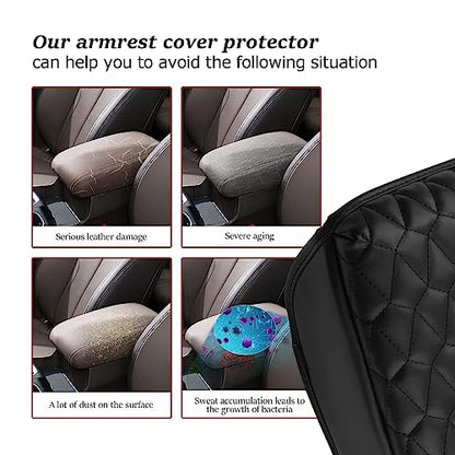 SKTU for 2019 2020 Hyundai Santa Fe Central Console Armrest Pad 2020 Santa Fe TM Seat Box Cover Hyundai Automotive Car Center Console Soft Cushion - color: 2019 2020 Santa Fe