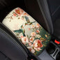 UNICEU Spring Flower Hummingbird Car Center Console Armrest Cushion Cover Universal Fit Non Slip Armrest Box Cushion Pad Armrest Cover - color: Spring Flower Hummingbird