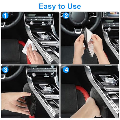 2PCS Car Knee Cushion Pads, Knee Leg Elbow Cushion Pad, Door Armrest Protective Pad for Cars Trucks SUVs (Black)