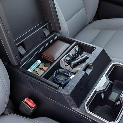 – Center Console Divider, Tray, and Glove Box Organizer for Toyota Tacoma (2024-2026) – Made in USA - (NOT for Tacoma i-FORCE MAX hybrid) - SLX514 - size: 2024-2026, style: Boxed Set