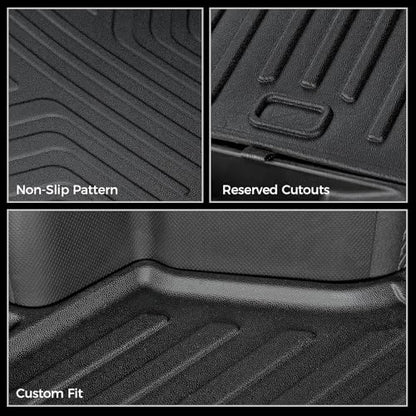 Cargo Mat for 2025 2026 Subaru Forester, Full Coverage All Weather TPE Cargo Liner Trunk Mat with Backrest Mat for Subaru Forester Accessories (Gas Only)