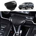 for CRV 2017-2022 Gear Shift Knob Cover Trim Sticker ABS Carbon Fiber Grain Fit for Honda CRV CR-V LX EX EX-L 2017 2018 2019 2020 2021 2022 Automotive - color: Gear Shift Knob Cover