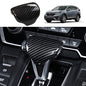 for CRV 2017-2022 Gear Shift Knob Cover Trim Sticker ABS Carbon Fiber Grain Fit for Honda CRV CR-V LX EX EX-L 2017 2018 2019 2020 2021 2022 Automotive - color: Gear Shift Knob Cover